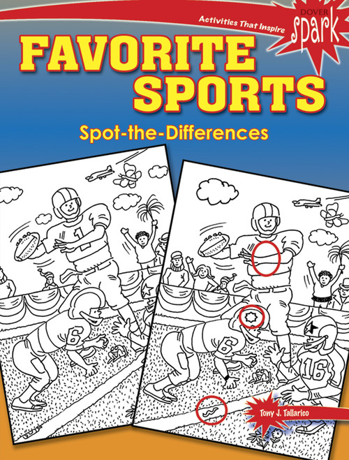 SPARK Favorite Sports Spot-the-Differences by Tony J. Tallarico, 9780486819259