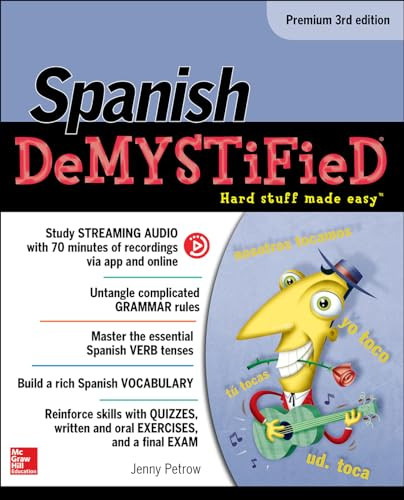 Spanish Demystified, Premium 3rd Edition by Jenny Petrow, 9781259836855