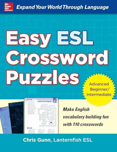 Easy ESL Crossword Puzzles by Chris Gunn, 9780071821346
