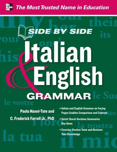 Side by Side Italian and English Grammar by Paola Nanni-Tate, 9780071797337