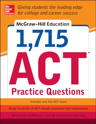 McGraw-Hill Education 1,715 ACT Practice Questions by Drew D. Johnson, 9780071835053