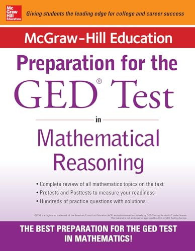 McGraw-Hill Education Strategies for the GED Test in Mathematical Reasoning by McGraw Hill, 9780071840385