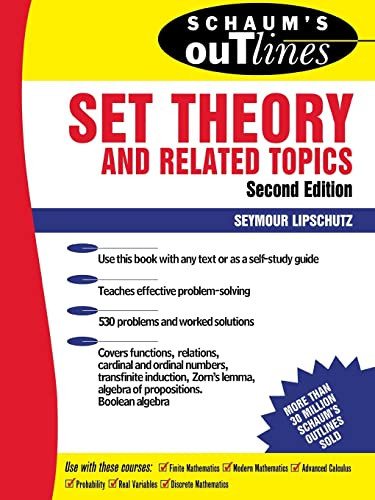 Schaum's Outline of Set Theory and Related Topics by Seymour Lipschutz, 9780070381599