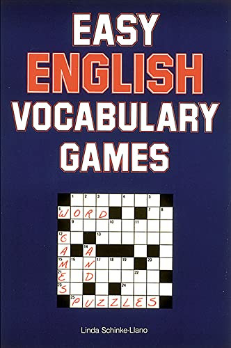 Easy English Vocabulary Games by Linda Schinke-Llano, 9780844274157