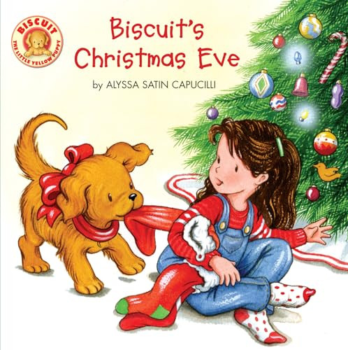 Biscuit's Christmas Eve (A Christmas Holiday Lift-the-Flap Book for Kids) by Alyssa Satin Capucilli, Pat Schories, 9780061128363