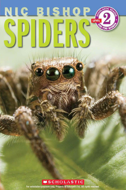 Spiders (Nic Bishop: Scholastic Reader, Level 2) by Nic Bishop, Nic Bishop, 9780545237574