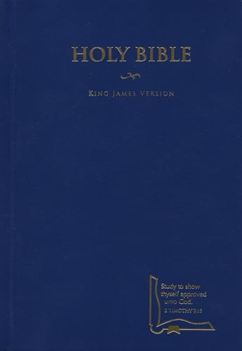 KJV Drill Bible, Blue Hardcover by Holman Bible Publishers, 9781586409456