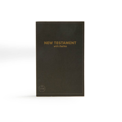 CSB Pocket New Testament with Psalms, Black Trade Paper (Miniature Edition) by CSB Bibles by Holman, 9781462779987