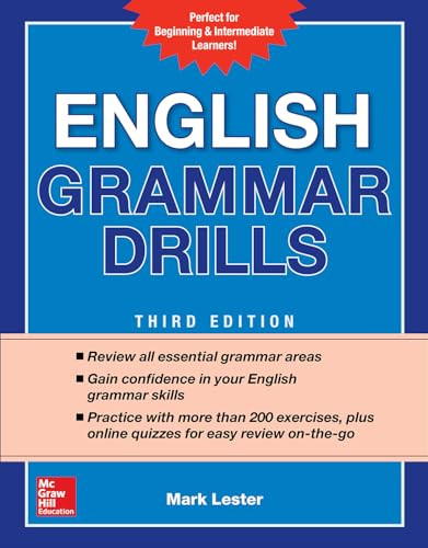 English Grammar Drills, Second Edition by Mark Lester, 9781260116175