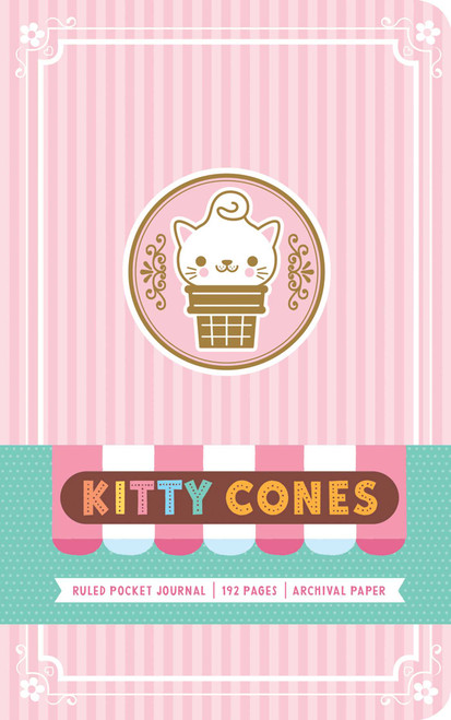 Kitty Cones Ruled Pocket Journal (Miniature Edition) by Ralph Cosentino, 9781683832386