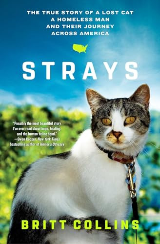 Strays (The True Story of a Lost Cat, a Homeless Man, and Their Journey Across America) by Britt Collins, Jeffrey Moussaieff Masson, 9781501125621