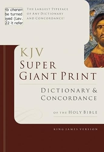 KJV Super Giant Print Dictionary & Concordance by George W. Knight, 9780805494921
