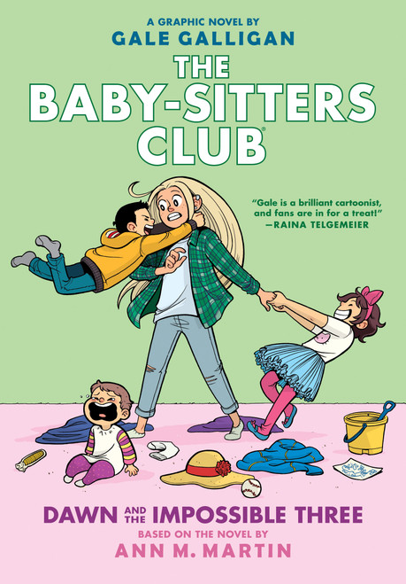 Dawn and the Impossible Three: A Graphic Novel (The Baby-Sitters Club #5) by Gale Galligan, Gale Galligan, Ann M. Martin, 9781338067309