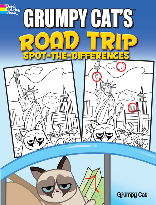 Grumpy Cat's Road Trip Spot-the-Differences by John Kurtz, 9780486824703