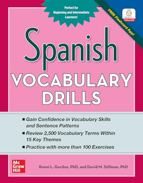 Spanish Vocabulary Drills by Ronni L. Gordon, David M. Stillman, 9780071805001