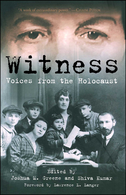 Witness (Witness) by Joshua M. Greene, Shiva Kumar, Lawrence L. Langer, 9780684865263