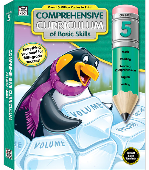 Comprehensive Curriculum of Basic Skills, Grade 5 by Thinking Kids, Carson Dellosa Education, 9781483824147