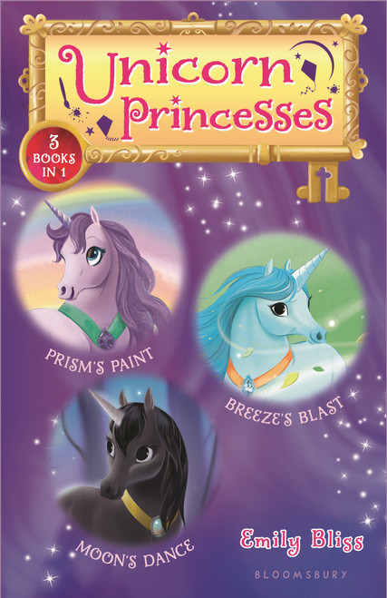 Unicorn Princesses Bind-up Books 4-6 (Prism's Paint, Breeze's Blast, and Moon's Dance) by Emily Bliss, Sydney Hanson, 9781547602346