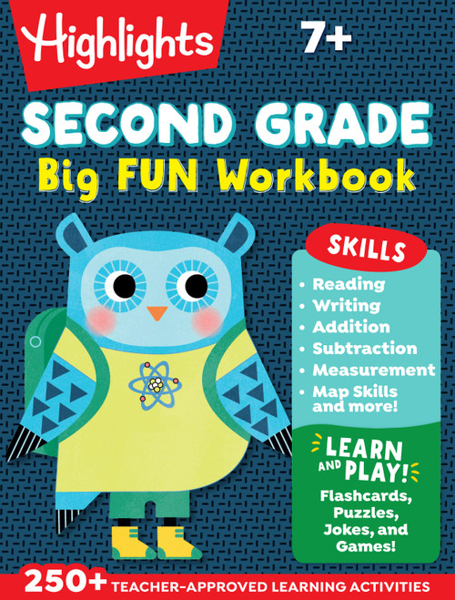 Second Grade Big Fun Workbook (Second Grade Curriculum Workbook for Kids, Practice Math, Reading, Writing, Spelling, Science and More) by Highlights Learning, 9781684371587