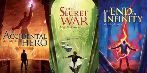 The Jack Blank Collected Set (The Accidental Hero; The Secret War; The End of Infinity) by Matt Myklusch, 9781442487185