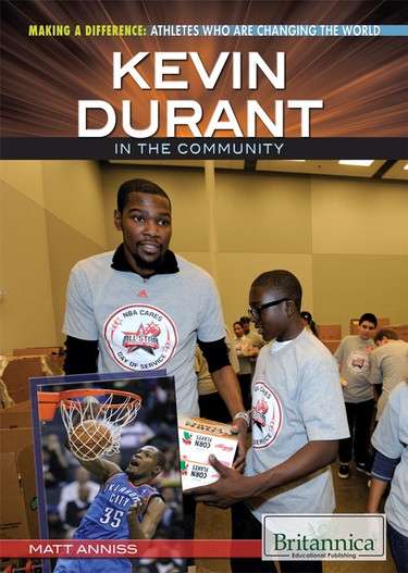 Kevin Durant in the Community by Matt Anniss, 9781622751839