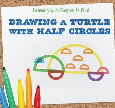 Drawing a Turtle with Half Circles by Avery Adams, 9781538331248