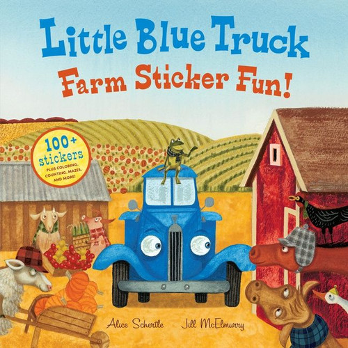 Little Blue Truck Farm Sticker Fun! by Alice Schertle, Jill McElmurry, 9780544066878