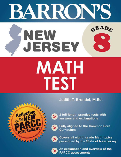 New Jersey Grade 8 Math Test by Judith T. Brendel, 9781438005584