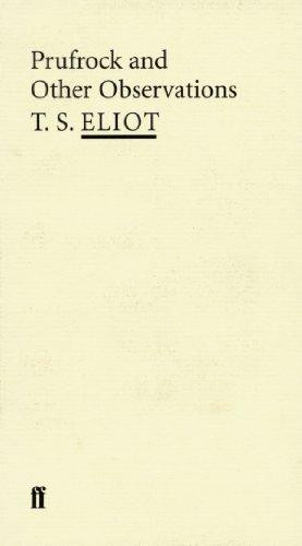 Prufrock and Other Observations by T. S. Eliot, 9780571207206