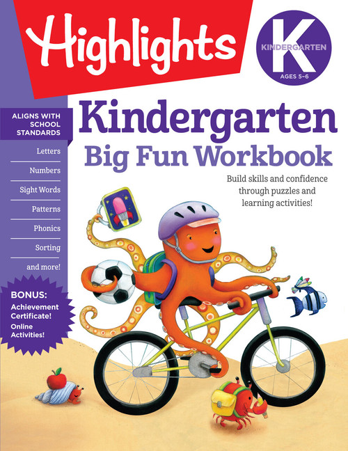 Kindergarten Big Fun Workbook by Highlights Learning, 9781629797632