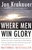 Where Men Win Glory (The Odyssey of Pat Tillman) by Jon Krakauer, 9780307386045