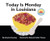 Today Is Monday in Louisiana by Johnette Downing, 9781455623068