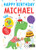 Happy Birthday Michael by Hazel Quintanilla, 9781728212180