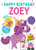 Happy Birthday Zoey by Hazel Quintanilla, 9781728212494