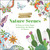 Pretty Simple Coloring: Nature Scenes (45 Easy-to-Color Pages Inspired by the Beauty of Nature) by Adams Media, 9781507221129