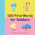 100 First Words for Toddlers by Jayme Yannuzzi MA, 9781647397920