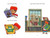 Tiny Goes to the Library by Cari Meister, Rich Davis, 9780141304885