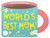 World's Best Mom (A Mugs & Kisses Mother's Day Shaped Board Book for Toddlers) by Teresa Bonaddio, 9781499817188