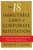 The 18 Immutable Laws of Corporate Reputation (Creating, Protecting, and Repairing Your Most Valuable Asset) by Ronald J. Alsop, 9781476757612