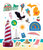 500 Stickers: Michigan by duopress labs, 9781464228476