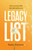 Legacy List (How to Create a Life That Will Outlive You) by Katie Parsons, 9781640957183