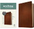 NLT Thinline Reference Bible, Filament Enabled (Genuine Leather, Brown, Red Letter) by New Living Translation, Tyndale, 9781496474117
