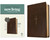 NLT Giant Print Bible, Filament Enabled (LeatherLike, Rustic Brown Gold Cross, Red Letter) by New Living Translation, Tyndale, 9798400509803