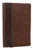 NKJV, Personal Size New Testament, Brown Leathersoft, Red Letter, Comfort Print, 9781400350094
