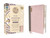 NIV Application Bible, Personal Size, Leathersoft, Pink/Gray, Red Letter, Comfort Print (Bringing the Ancient Message of the Bible into Your World), 9780310465263
