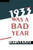 1933 Was A Bad Year by John Fante, 9780876856550