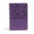 CSB Large Print Personal Size Reference Bible, Purple LeatherTouch by CSB Bibles by Holman, 9781433647819