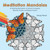 Meditation Mandalas (24 Soothing Illustrations to Achieve Tranquility, Alleviate Anxiety, and Release Tension (Adult Coloring Book)) by Wendy Piersall, 9781646046706