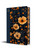 KJV Holy Bible, Large Print Handy Size format, Hardcover, Dark Blue and Orange flower, page edge design, Thumb Index, Ribbon Marker, and Red Letter by KING JAMES VERSION, 9798890985392