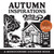 Autumn Inspirations: A Monochrome Coloring Book (Bold, Beautiful Results Using Just One Color!) by Ashley Hull, 9780486857862